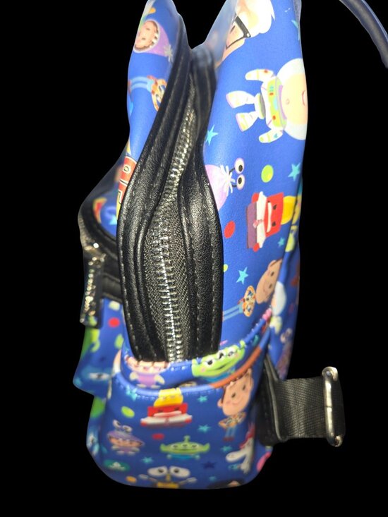Disney Parks Loungefly Pixar Character All Over Print Mini Backpack Blue main image 4